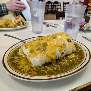 "The Shocker" breakfast burrito