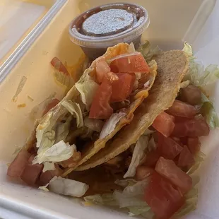 Two Carne Asada Tacos