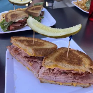 Ham and cheese melt