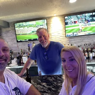 New bartender doing a good job for his first night, way to go Matt!