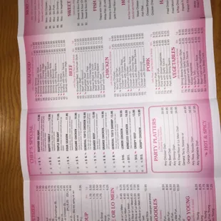 Very diverse menu here at Micky's!