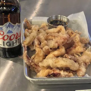fried squid 오징어 튀김