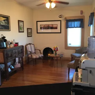 This is the waiting room. All they&apos;re missing is the massage chair.