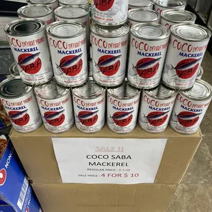 Coco mackerel on sale
