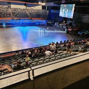 Monster trucks without dirt heh!