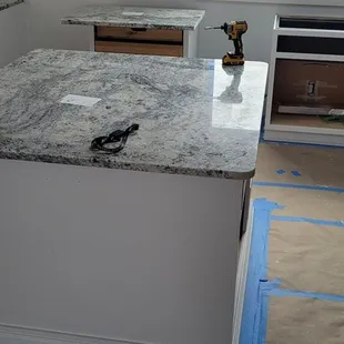 first time with sink in our sink cabinet.  they digitally cut for