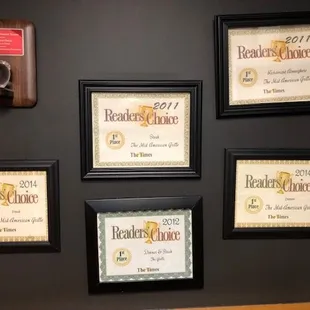 Awards and recognition!