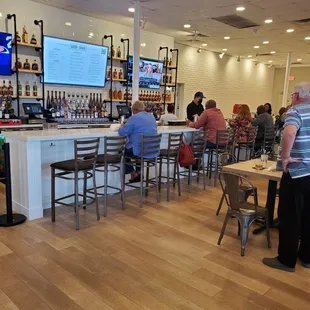 Look at their rennovations and full bar! So nice!