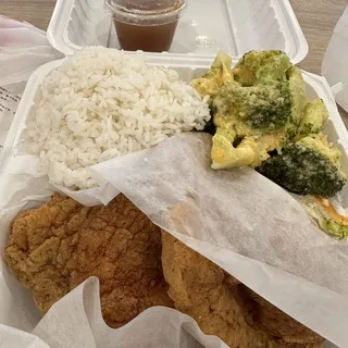 Fried Pork Chops with 2 SIDES