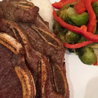 Korean Beef Short Ribs with 2 SIDES