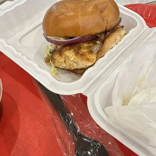 Blackened Grouper Sandwich