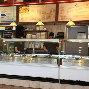 the inside of a restaurant