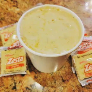 Large Cream of Crab Soup (much improved but not at Chesapeake Grill & Deli level)!! #GootEats