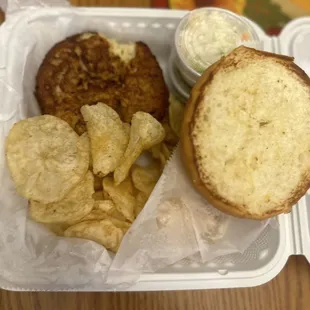 Crab Cake Sandwich