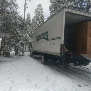 Postman has nothing on our Bekins men.  We deliver, rain, sleet or snow!