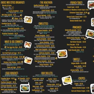 Mid Cities Cafe Menu Breakfast #midcitiescafe #yummy #breakfast #lunch #bedford #midcities #euless #hurst