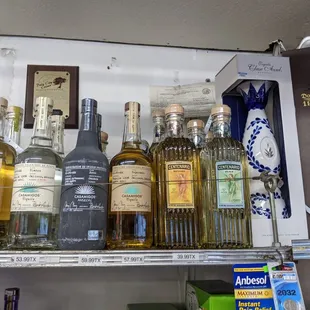 Casamigos tequila, Centenario tequila, 818 tequila , Clase Azul tequila , Don Julio 1942 tequila