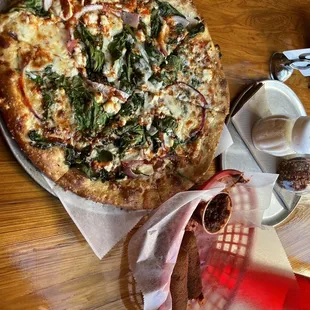 Margherita and Mozzarella Sticks