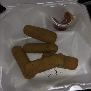 Mozzarella sticks. Delicious.