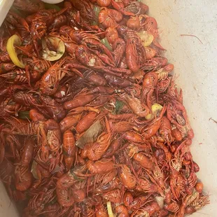 Must try boiled crawfish with reasonable prices