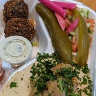 Falafel plate