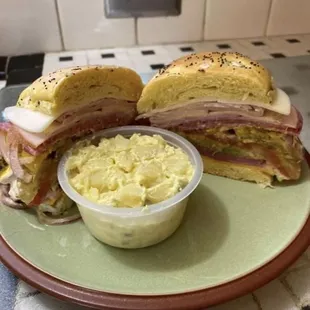 a plate of food