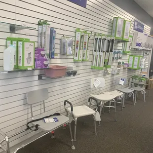 Bath chairs and other bath safety products