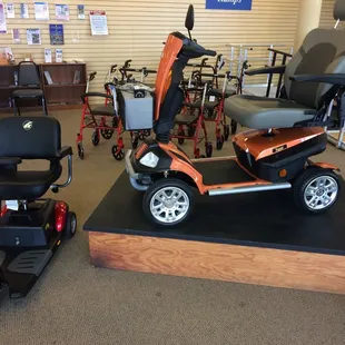MidSouth Medical has power chairs and scooters!