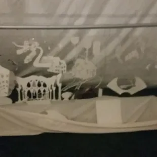 Shadow puppet display