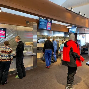 people ordering food