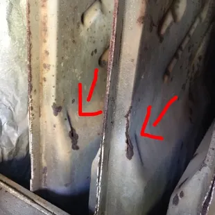 MVA will gladly attach photos to your e-invoice upon request. This is a cracked heat exchanger. YIKES!