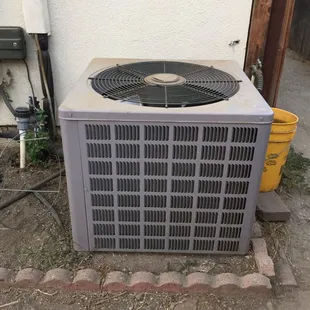 My a/c unit on outside of the house