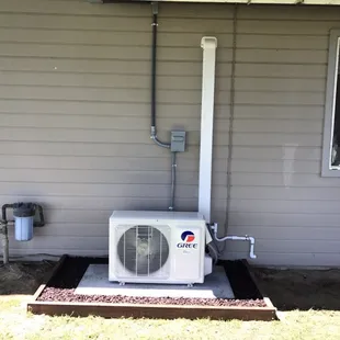 Ask about our mini splits. Gree systems are very affordable and very efficient. This 22 seer heat pump was a smooth install