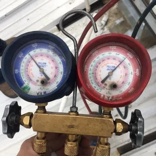 We take the time to explain in detail the way your hvac system operates. this new unit has refrigerant issues due to poor installation.