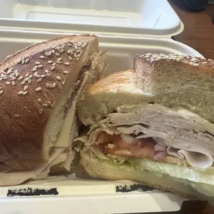 Bacon and Swiss Sandwich