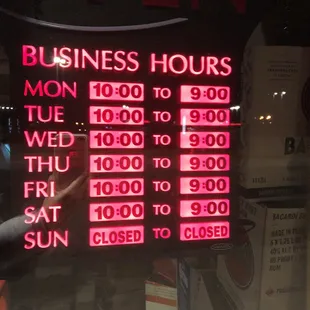 Midwest Wine &amp; Spirits:  Hours