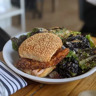 Fried chicken sandwich