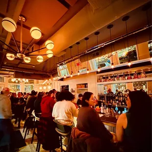 Inside, bar