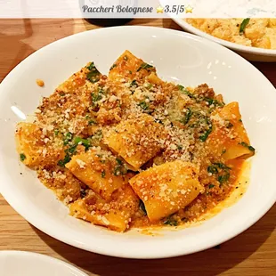 PACCHERI BOLOGNESE