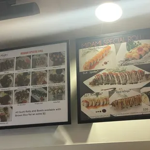 interior, sushi and sashimi