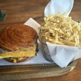 American McBeauty breakfast sandwich