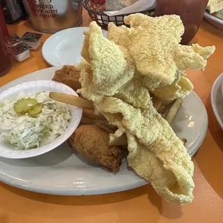 One Whole Fried Catfish (w/Bones)