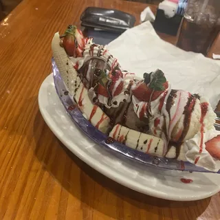 Good Old Fashioned Banana Split