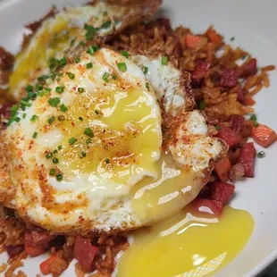 Chorizo Bacon Crispy Rice