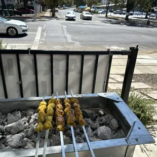 We make all our kabobs out said fresh