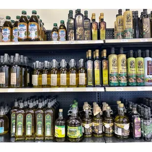 Olive Oil &amp; Balsamic Vinegar. Middle East Bakery &amp; Grocery. Andersonville.Coffee Baklava Delights Hummus Pita Cheese Olives and More ! Nice!