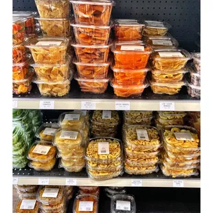 Dried Fruits! Plenty of Choices! Sweet &amp; Space! Middle East Bakery &amp; Grocery.Coffee Baklava Delights Hummus Pita Cheese Olives etc.