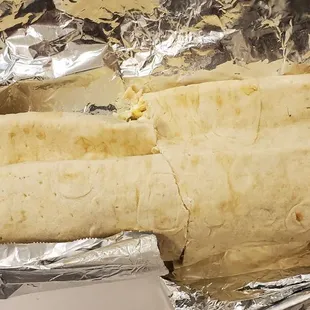 Massive chicken wrap.