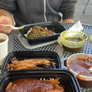 Tahdig and Stew and Eggplant