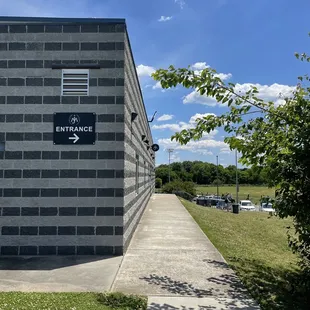 Entrance on side